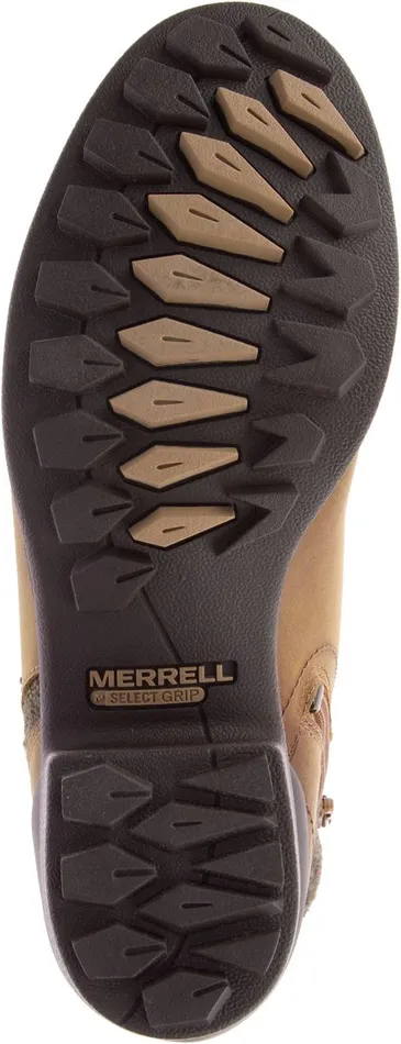 Merrell Boots Women Chateau Ii Mid Pull Waterproof Nutmeg