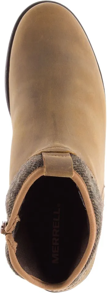 Merrell Boots Women Chateau Ii Mid Pull Waterproof Nutmeg