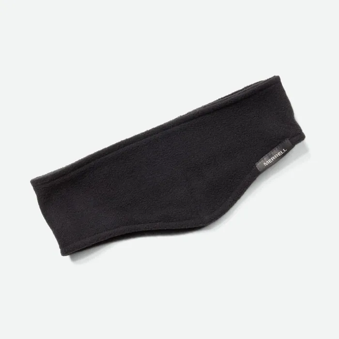 Merrell Hats Men Classic Fleece Headband Black