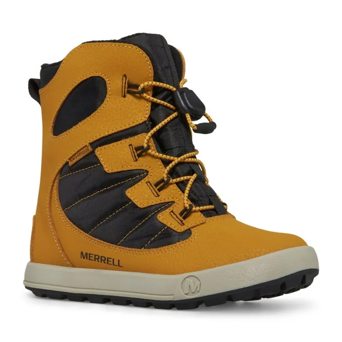 Merrell Winter Boots Kids Big Snow Bank 40 Waterproof Boot Wheatblack