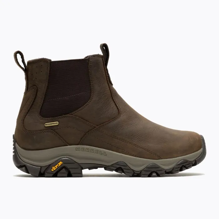 Merrell Winter Boots Men Moab Adventure 3 Chelsea Polar Waterproof Wide Width Earth