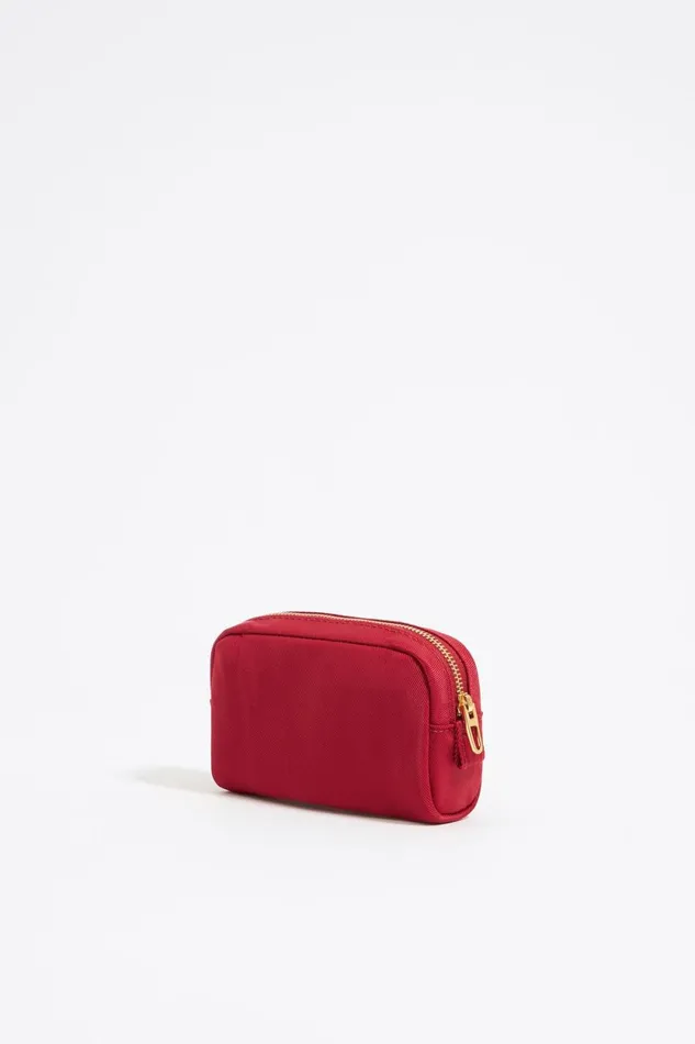 Mini Red Nylon Makeup Case Red Women Bimba Y Lola Vanity Pouches Mini Red Nylon Makeup Case Red Women Bimba Y Lola Vanity Pouches