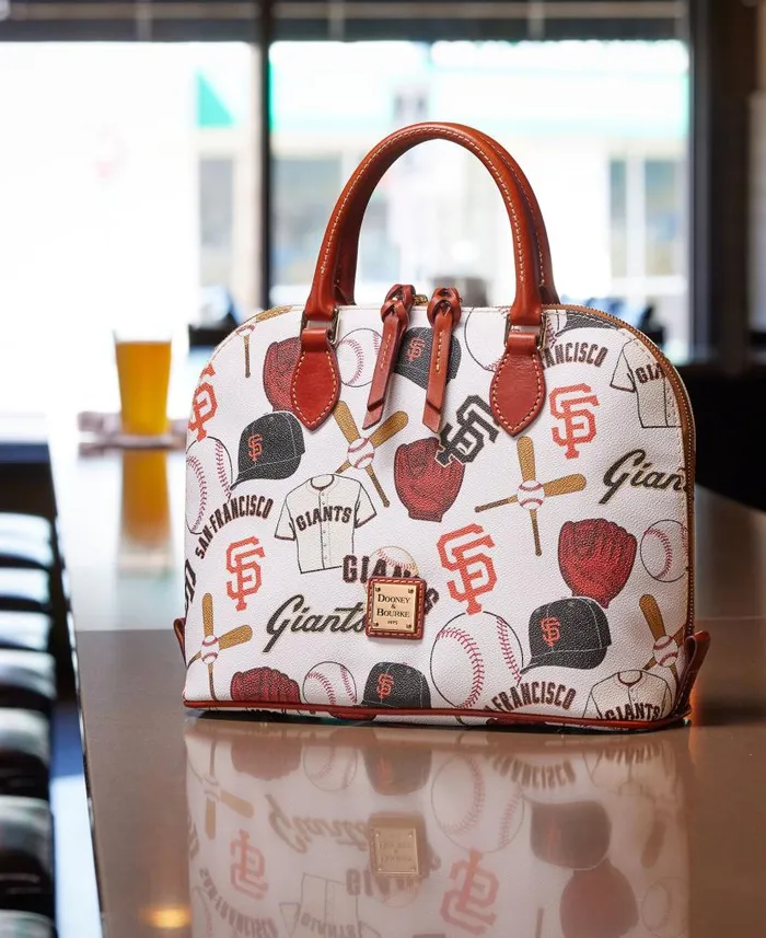 MLB Giants Zip Zip Satchel Giants Woman Dooney and Bourke Satchels MLB Giants Zip Zip Satchel Giants Woman Dooney and Bourke Satchels