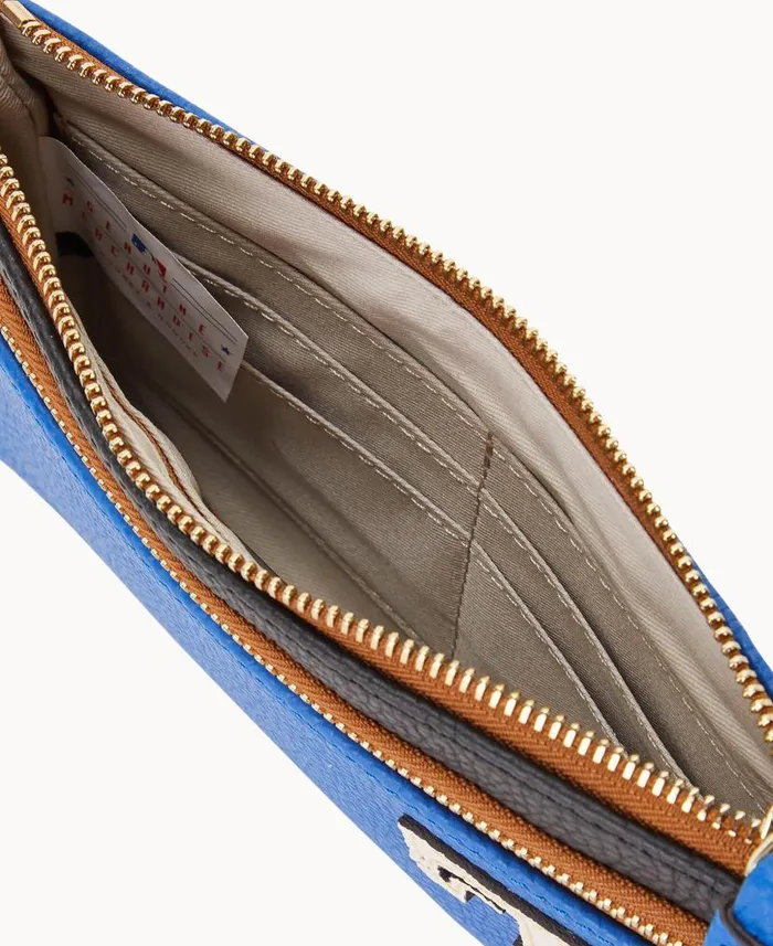 MLB Rangers Double Zip Wristlet Rangers ManWoman Dooney and Bourke Wallets MLB Rangers Double Zip Wristlet Rangers ManWoman Dooney and Bourke Wallets
