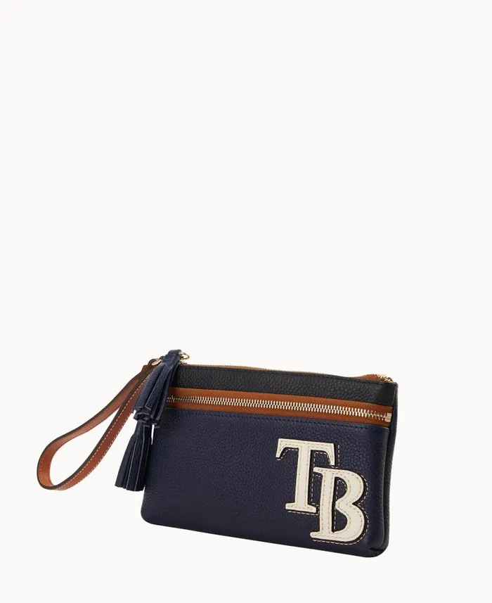MLB Rays Double Zip Wristlet Rays ManWoman Dooney and Bourke Wallets MLB Rays Double Zip Wristlet Rays ManWoman Dooney and Bourke Wallets
