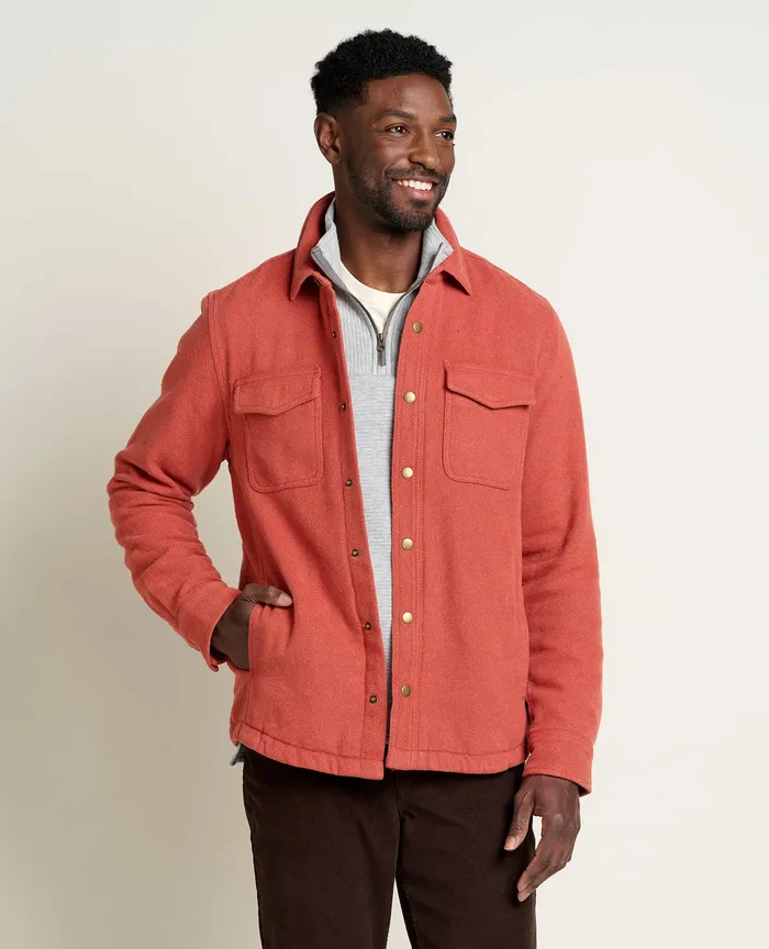 Mojac III Shirt Jacket Cinnamon Men8217s Jackets and Layers ToadandCo