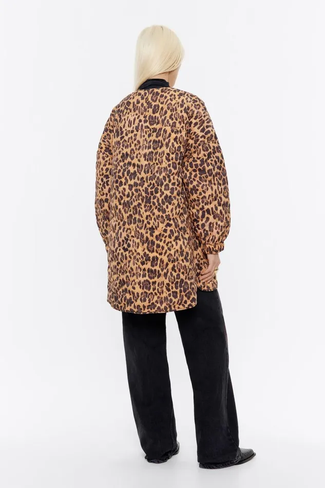 Natural Leopard Padded Jacket Leopard Natural Women Bimba Y Lola Coats And Trench Coats Natural Leopard Padded Jacket Leopard Natural Women Bimba Y Lola Coats And Trench Coats
