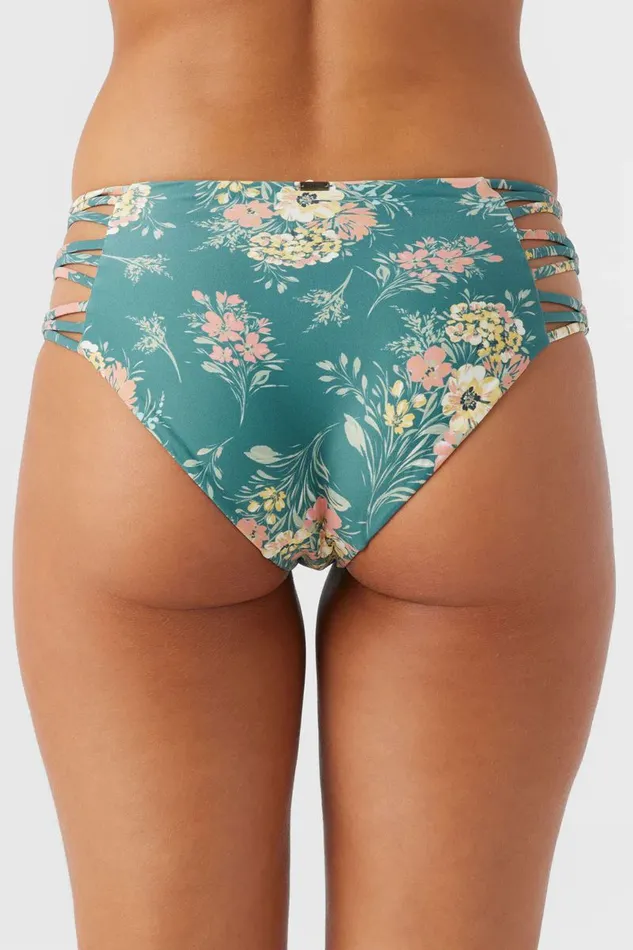 NAYA FLORAL BOULDERS STRAPPY FULL BOTTOMS Silver Pine Women O039NEILL Swim