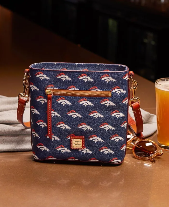 NFL Broncos Small Zip Crossbody Broncos Woman Dooney and Bourke Crossbodies NFL Broncos Small Zip Crossbody Broncos Woman Dooney and Bourke Crossbodies