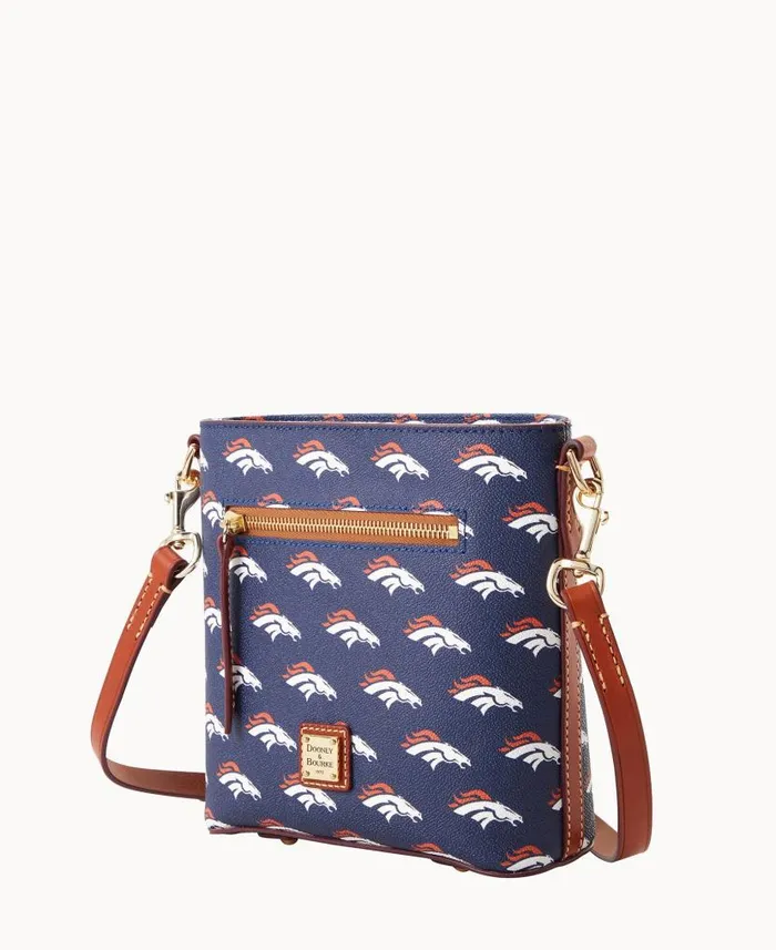 NFL Broncos Small Zip Crossbody Broncos Woman Dooney and Bourke Crossbodies NFL Broncos Small Zip Crossbody Broncos Woman Dooney and Bourke Crossbodies