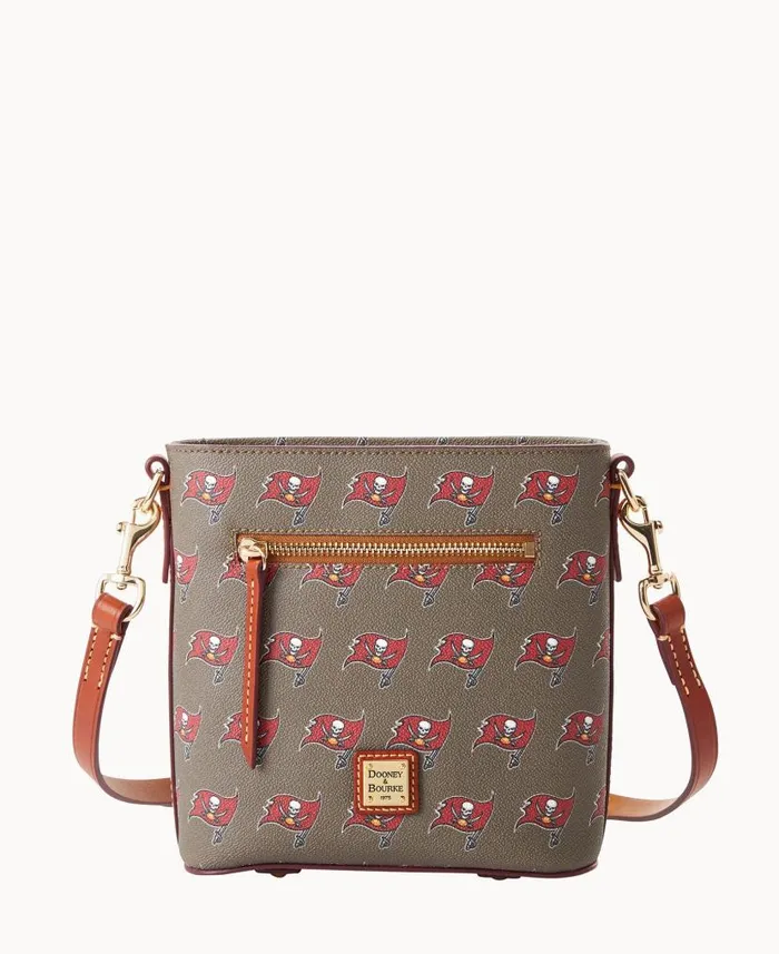 NFL Buccaneers Small Zip Crossbody Buccaneers Woman Dooney and Bourke Crossbodies