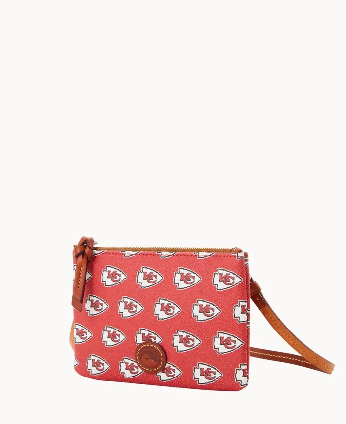NFL Chiefs Top Zip Crossbody Chiefs Woman Dooney and Bourke Crossbodies NFL Chiefs Top Zip Crossbody Chiefs Woman Dooney and Bourke Crossbodies