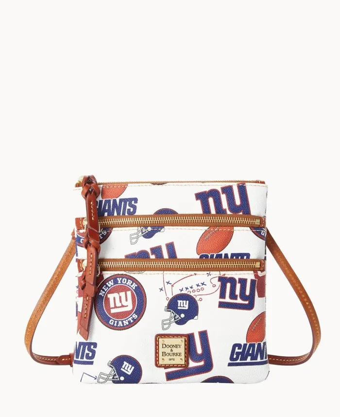 NFL NY Giants N S Triple Zip Crossbody Giants Woman Dooney and Bourke Crossbodies NFL NY Giants N S Triple Zip Crossbody Giants Woman Dooney and Bourke Crossbodies