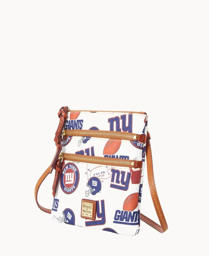 NFL NY Giants N S Triple Zip Crossbody Giants Woman Dooney and Bourke Crossbodies NFL NY Giants N S Triple Zip Crossbody Giants Woman Dooney and Bourke Crossbodies