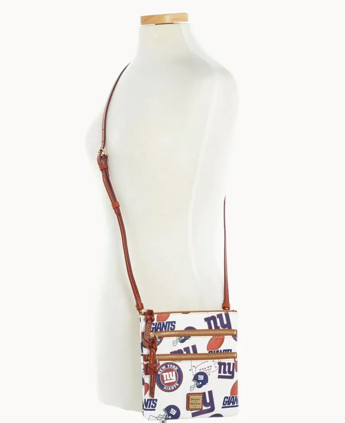 NFL NY Giants N S Triple Zip Crossbody Giants Woman Dooney and Bourke Crossbodies NFL NY Giants N S Triple Zip Crossbody Giants Woman Dooney and Bourke Crossbodies