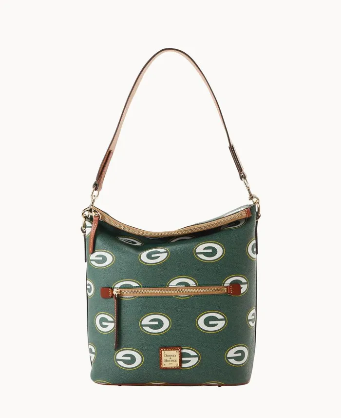 NFL Packers Large Sac Packers Woman Dooney and Bourke Shoulder Bags