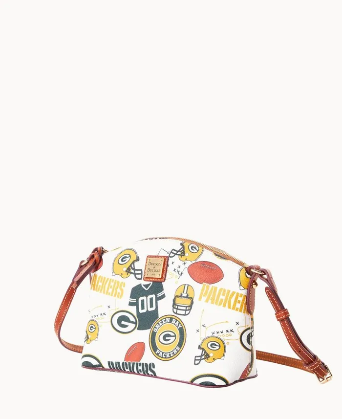 NFL Packers Suki Crossbody Packers Woman Dooney and Bourke Crossbodies