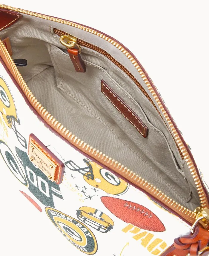 NFL Packers Suki Crossbody Packers Woman Dooney and Bourke Crossbodies