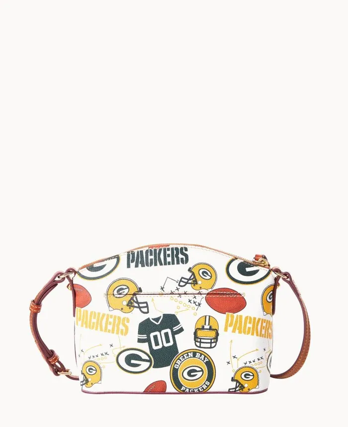 NFL Packers Suki Crossbody Packers Woman Dooney and Bourke Crossbodies