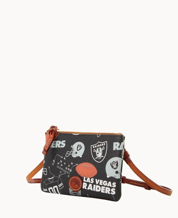 NFL Raiders Top Zip Crossbody Raiders Woman Dooney and Bourke Crossbodies NFL Raiders Top Zip Crossbody Raiders Woman Dooney and Bourke Crossbodies