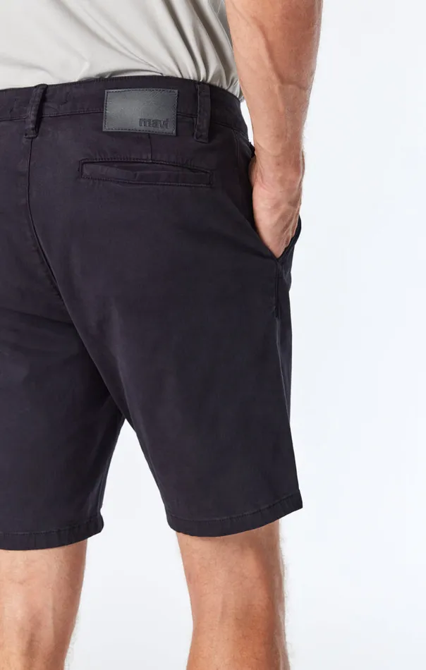 Noah Shorts In Black Twill Men Mavi Jeans Shorts Noah Shorts In Black Twill Men Mavi Jeans Shorts