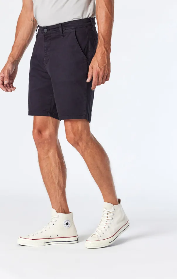 Noah Shorts In Black Twill Men Mavi Jeans Shorts Noah Shorts In Black Twill Men Mavi Jeans Shorts