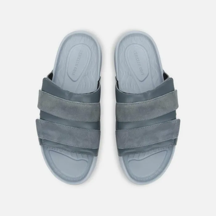 Nova Band Slide Sandal Grey Men Kenneth Cole Sandals