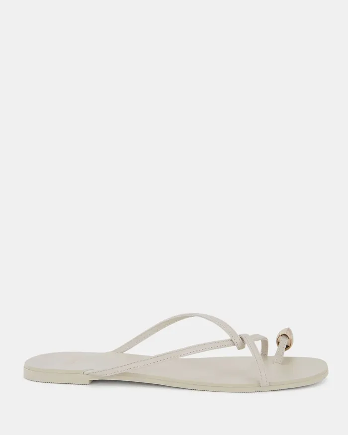 NOVO Shoes Flat Sandals Women SHOSHANNA CREAM Sandals