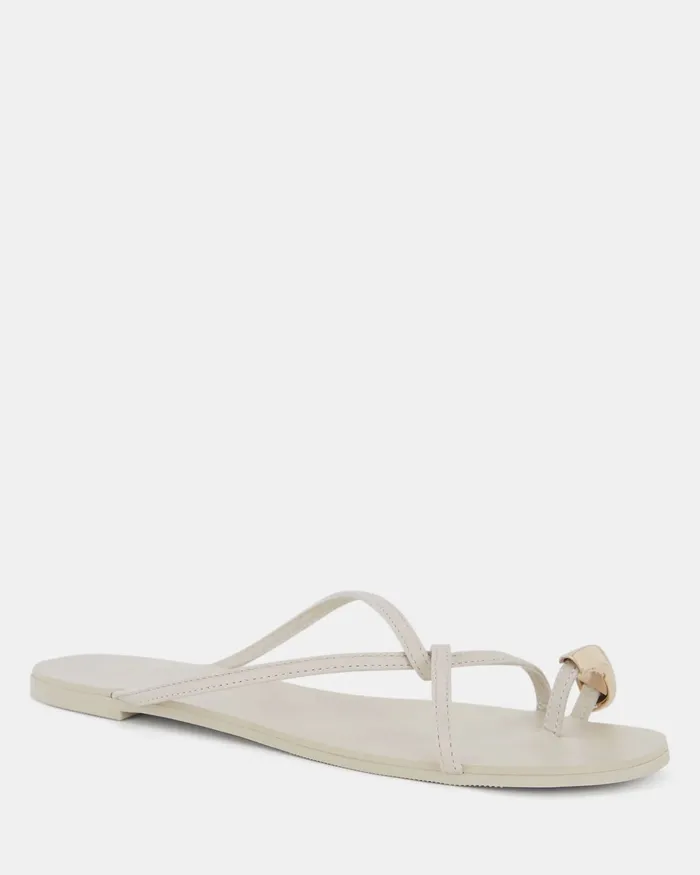 NOVO Shoes Flat Sandals Women SHOSHANNA CREAM Sandals