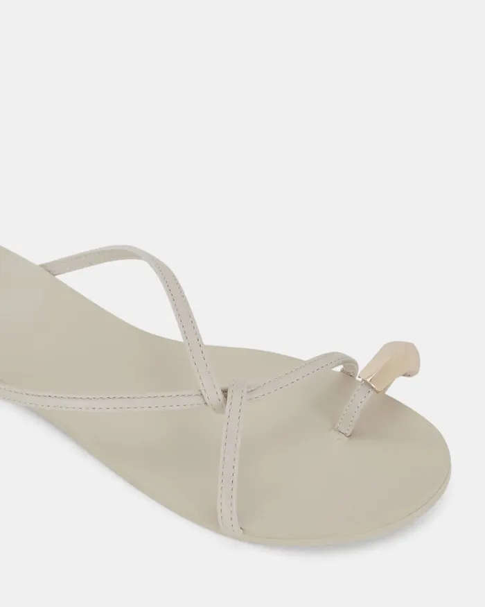 NOVO Shoes Flat Sandals Women SHOSHANNA CREAM Sandals