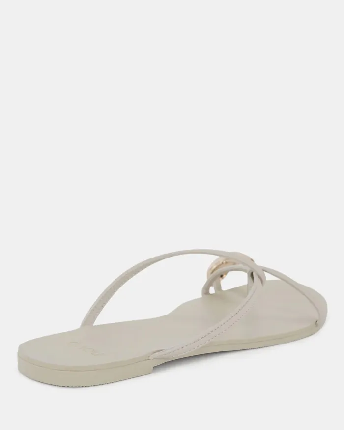 NOVO Shoes Flat Sandals Women SHOSHANNA CREAM Sandals