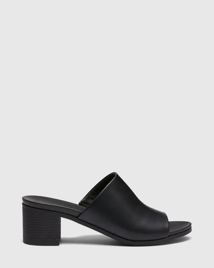 NOVO Shoes FUSSY BLACK Women Peep Toes