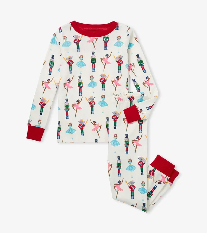 Nutcracker Kids Organic Cotton Pajama Set Hatley