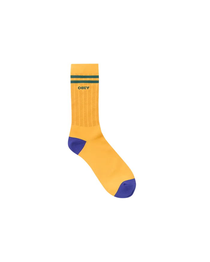 OBEY Clothing ACCESSORIES Men OBEY SOCCER SOCKS GoldGreen