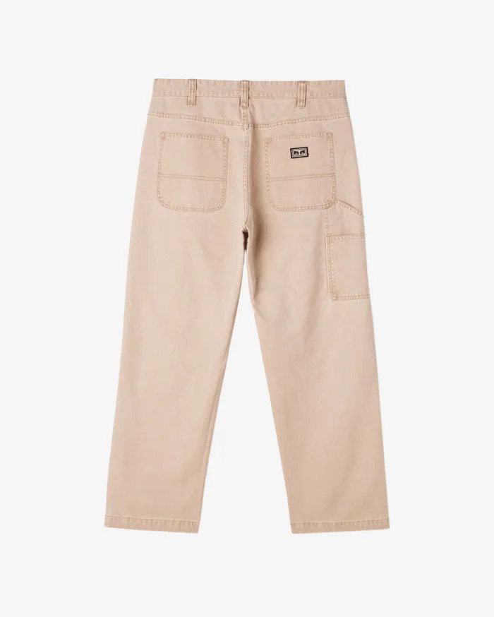 OBEY Clothing BOTTOMS Men HARDWORK CARPENTER PANT Pigment Warm Taupe