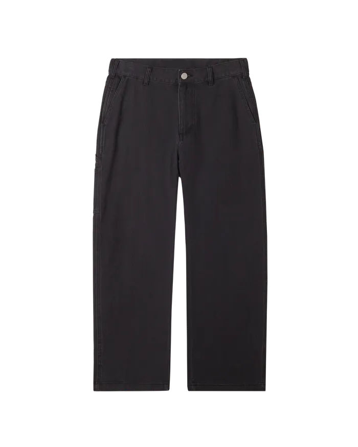 OBEY Clothing HARDWORK CARPENTER DENIM Black Faded Wash Men BOTTOMS
