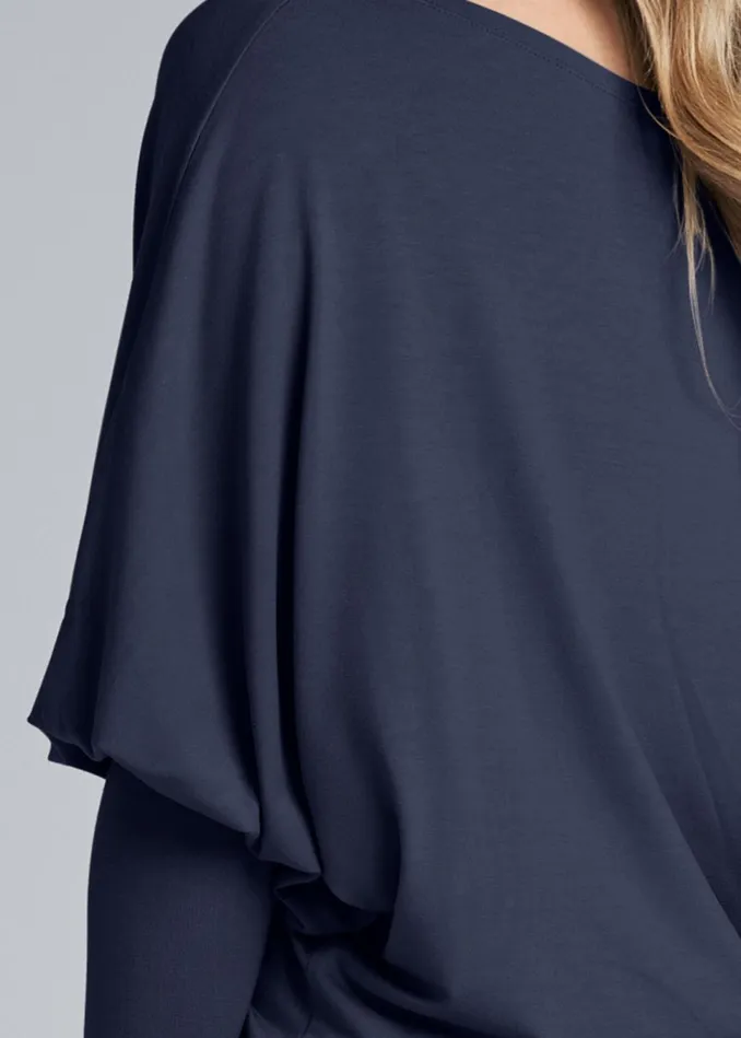 OFFTHESHOULDER DRESS Navy Women VENUS Casual Dresses