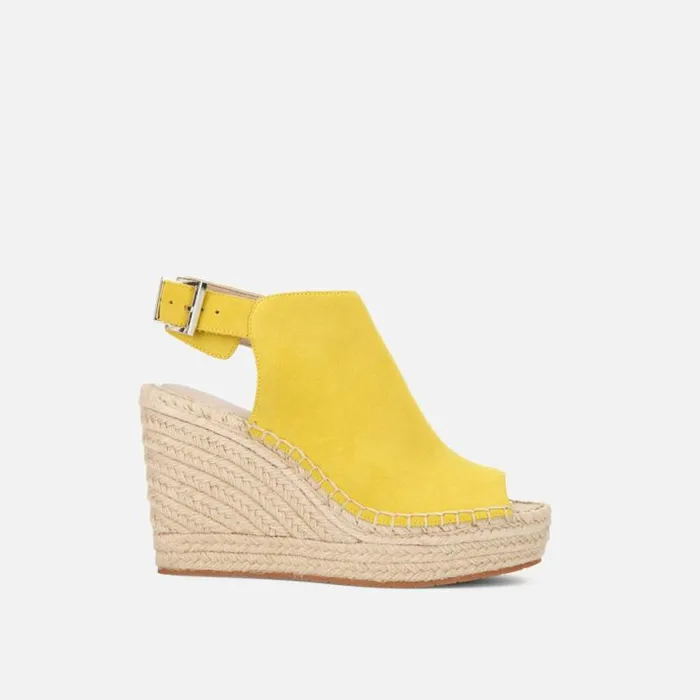 Olivia Suede Espadrille Wedge Sol Women Kenneth Cole Sandals