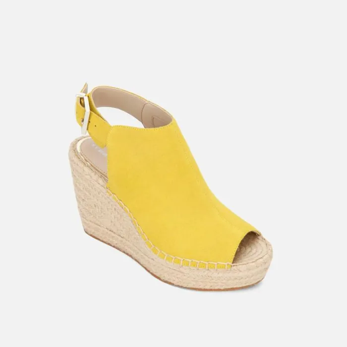 Olivia Suede Espadrille Wedge Sol Women Kenneth Cole Sandals