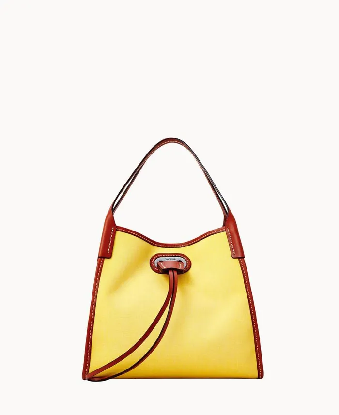 Oncour Cabriolet Mini Full Up Yellow Woman Dooney and Bourke Shoulder Bags