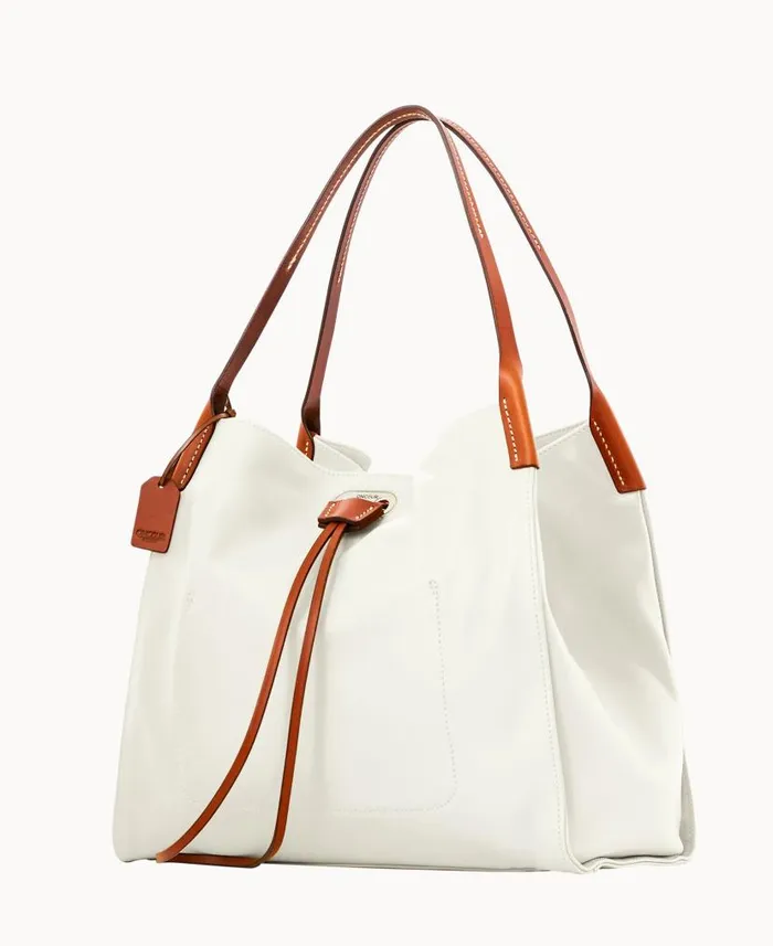 Oncour Elba Full Up Two Pure White Woman Dooney and Bourke Shoulder Bags Oncour Elba Full Up Two Pure White Woman Dooney and Bourke Shoulder Bags