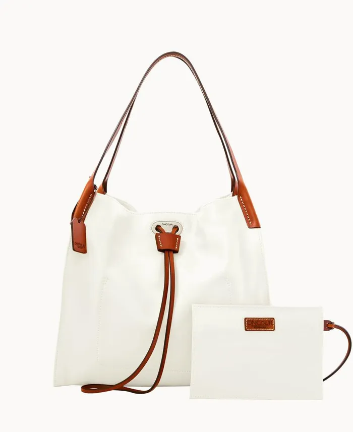 Oncour Elba Full Up Two Pure White Woman Dooney and Bourke Shoulder Bags Oncour Elba Full Up Two Pure White Woman Dooney and Bourke Shoulder Bags