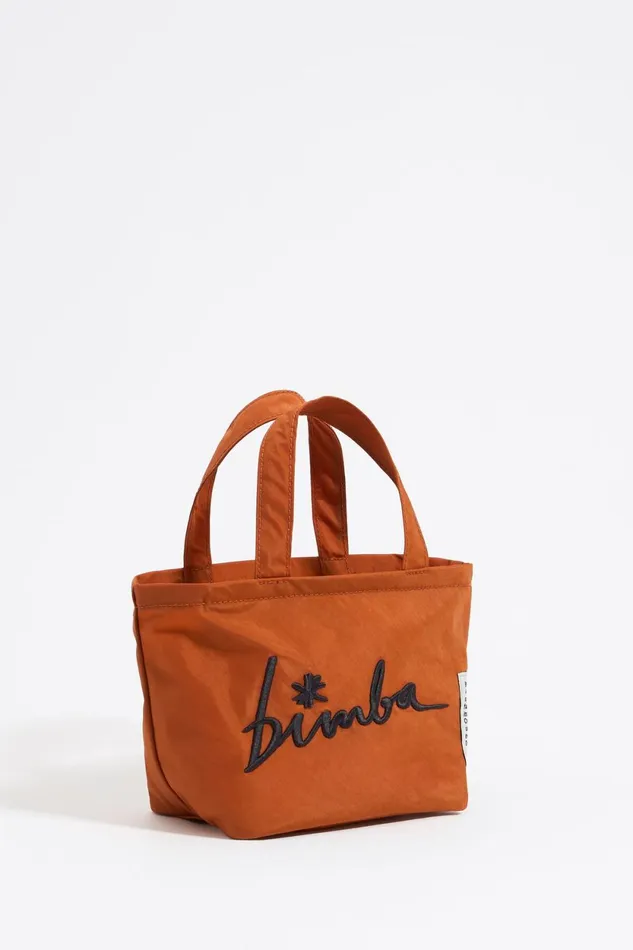Orange Nylon Mini Bag Orange Women Bimba Y Lola Mini Bags