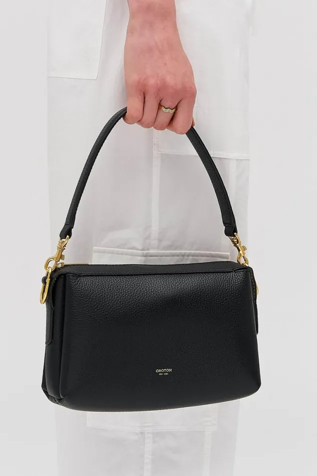 Oroton Alice Crossbody Black Women Shoulder Oroton Alice Crossbody Black Women Shoulder