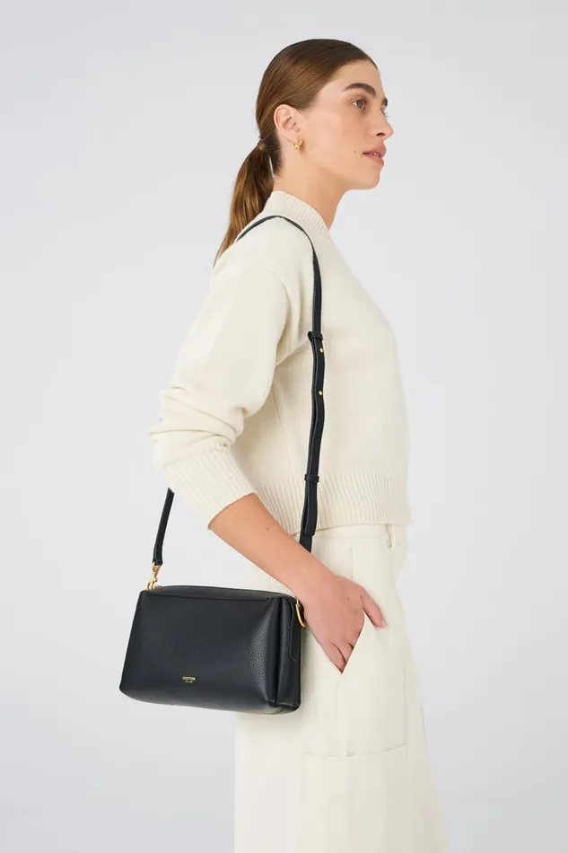Oroton Alice Crossbody Black Women Shoulder Oroton Alice Crossbody Black Women Shoulder