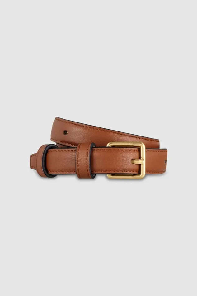 Oroton Florence 20mm Belt Cognac Women Belts Oroton Florence 20mm Belt Cognac Women Belts