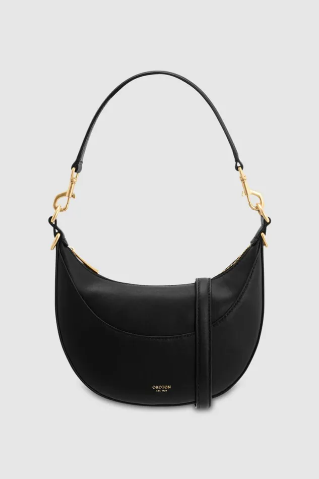 Oroton Florence Small Shoulder Bag Black Women Shoulder