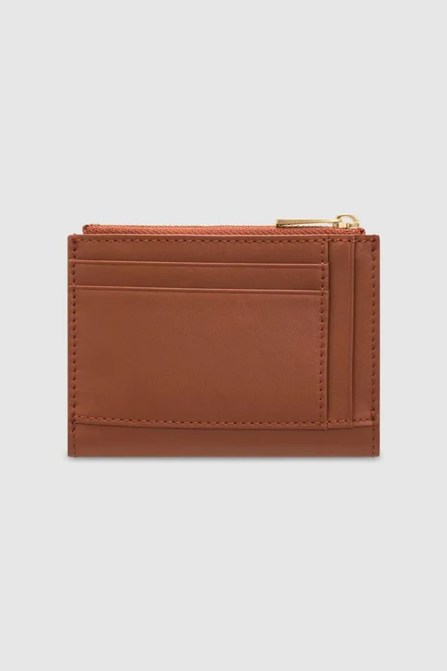 Oroton Imogen Mini 10 Credit Card Zip Wallet Brandy Women Wallets Oroton Imogen Mini 10 Credit Card Zip Wallet Brandy Women Wallets