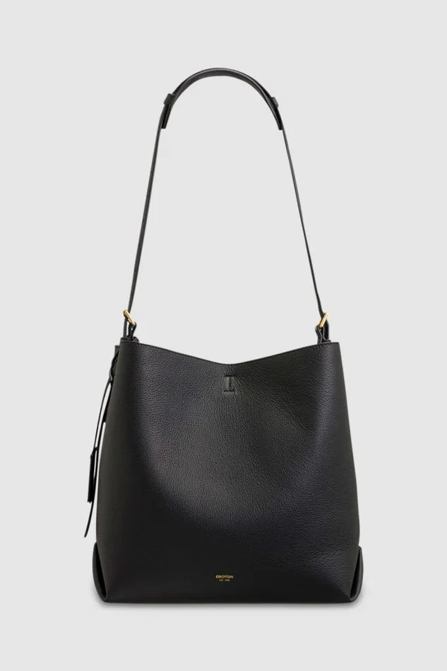 Oroton Margot Hobo Black Women Shoulder Oroton Margot Hobo Black Women Shoulder