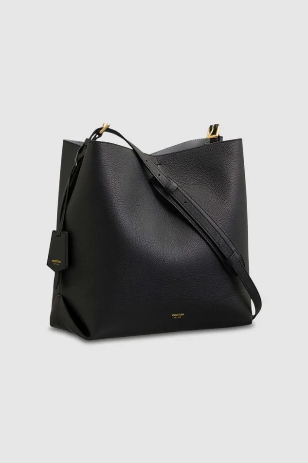 Oroton Margot Hobo Black Women Shoulder Oroton Margot Hobo Black Women Shoulder